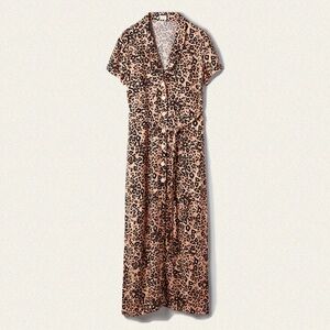 Wilfred Leopard Shirt Dress